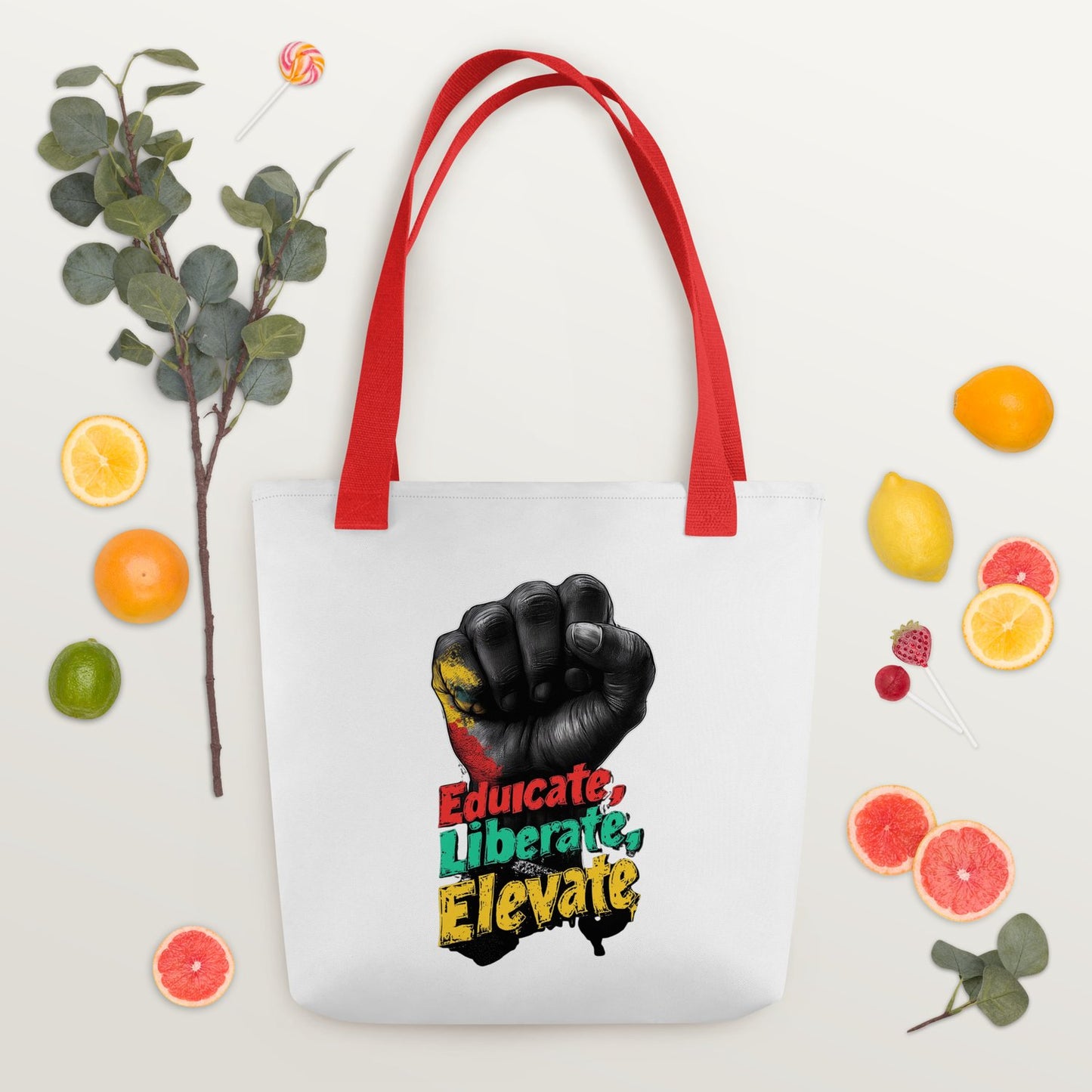 Educate, Liberate, Elevate – Tote Bag