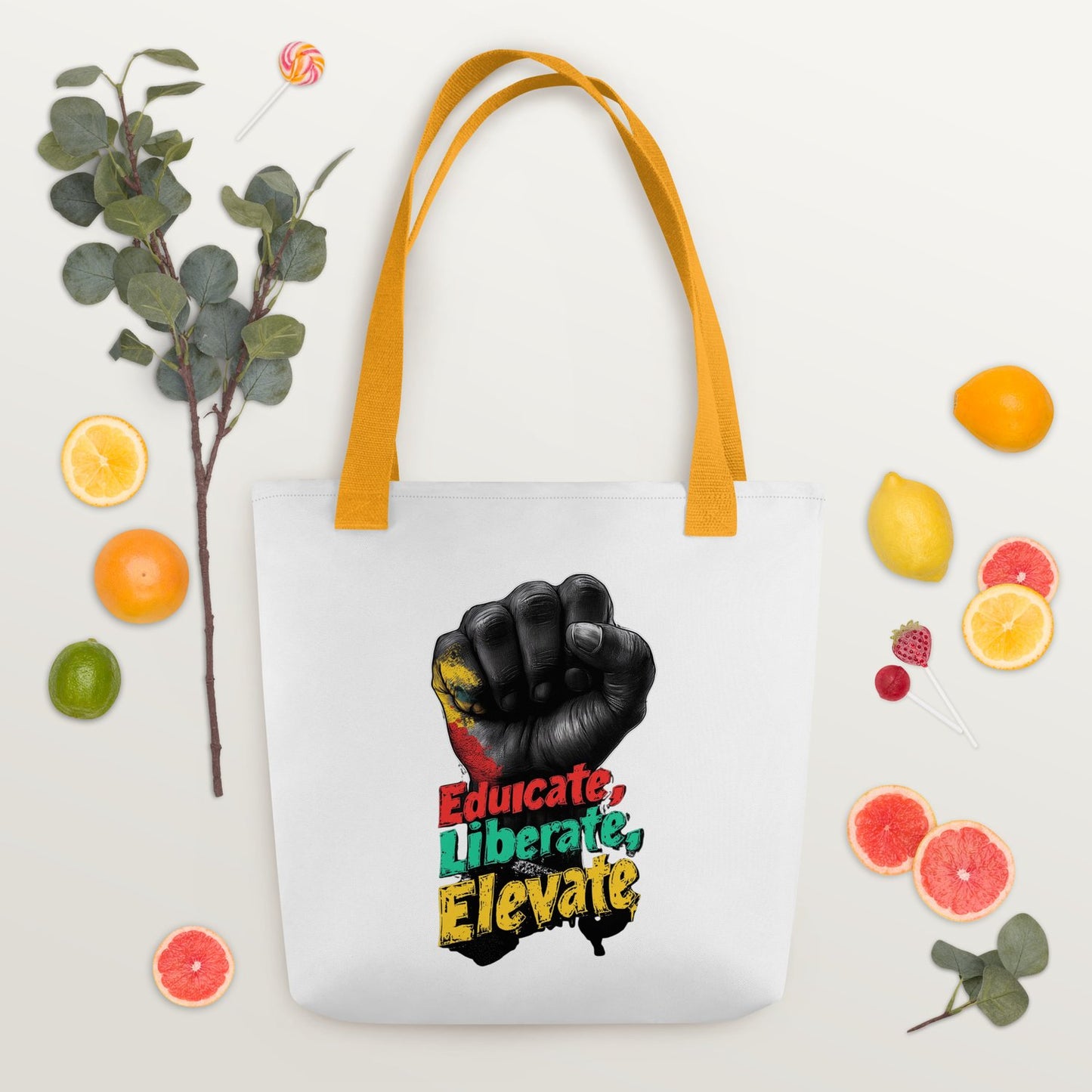 Educate, Liberate, Elevate – Tote Bag